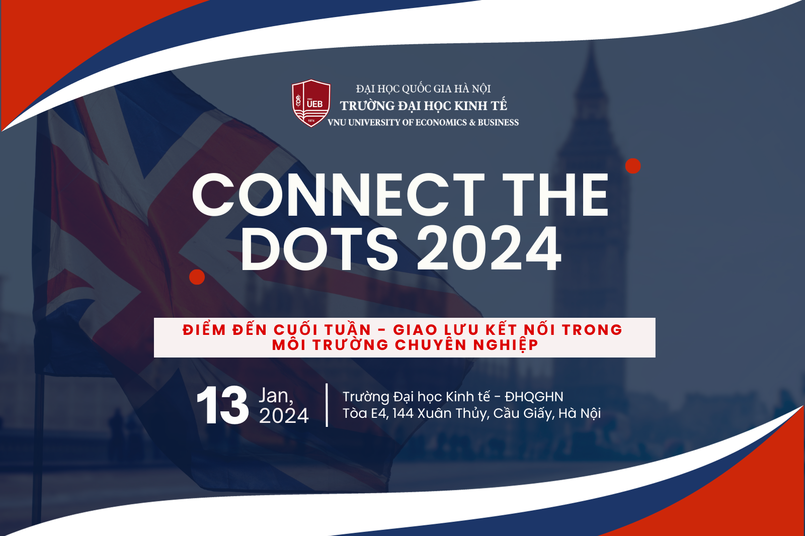 Điểm đến cuối tuần dành cho UEBers: Cơ hội nghề nghiệp cùng CONNECT THE DOTS 2024